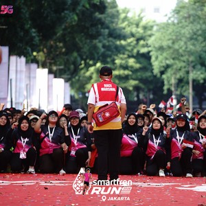 Race photo from SMARTFREN RUN 2026