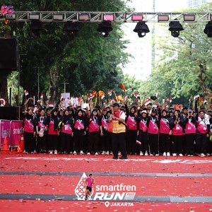 Race photo from SMARTFREN RUN 2026