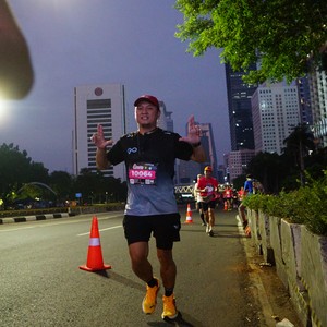 Race photo from SMARTFREN RUN 2026
