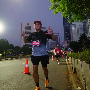Race photo from SMARTFREN RUN 2026