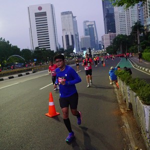 Race photo from SMARTFREN RUN 2026