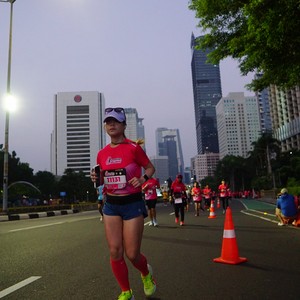 Race photo from SMARTFREN RUN 2026