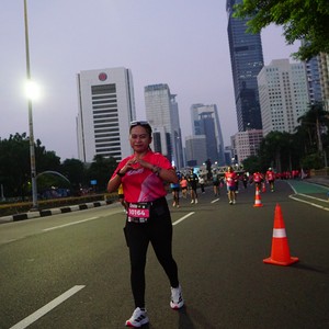 Race photo from SMARTFREN RUN 2026