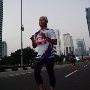 Race photo from SMARTFREN RUN 2026