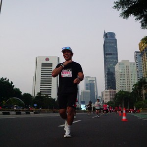 Race photo from SMARTFREN RUN 2026