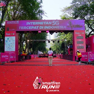 Race photo from SMARTFREN RUN 2026