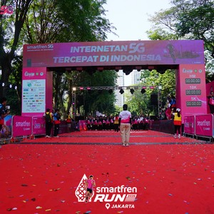 Race photo from SMARTFREN RUN 2026