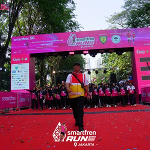 Race photo from SMARTFREN RUN 2026