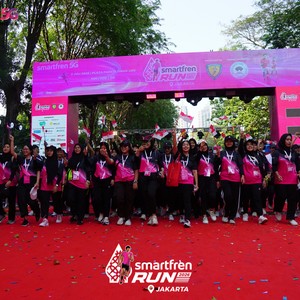 Race photo from SMARTFREN RUN 2026