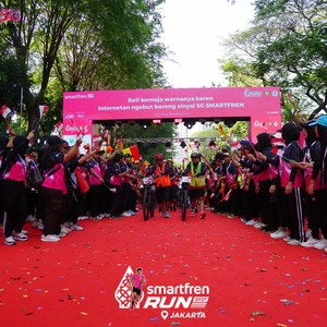 Race photo from SMARTFREN RUN 2026