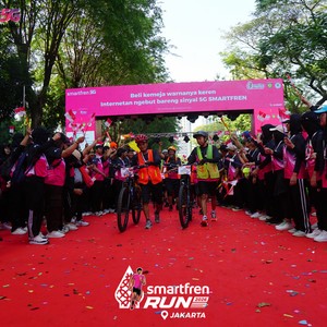 Race photo from SMARTFREN RUN 2026