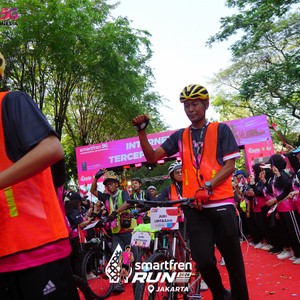 Race photo from SMARTFREN RUN 2026