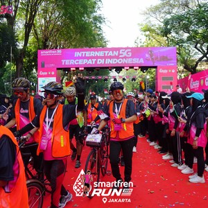 Race photo from SMARTFREN RUN 2026