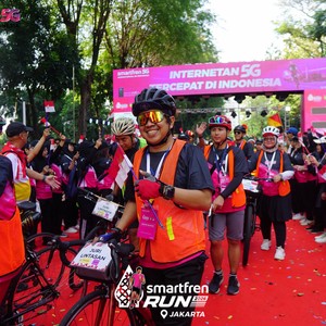 Race photo from SMARTFREN RUN 2026