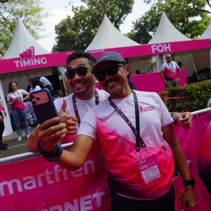 Race photo from SMARTFREN RUN 2026