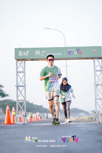 Race photo from BAF LIONS RUN 2024