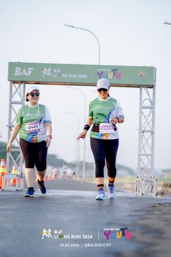 Race photo from BAF LIONS RUN 2024