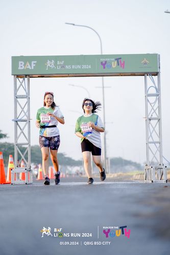 Race photo from BAF LIONS RUN 2024