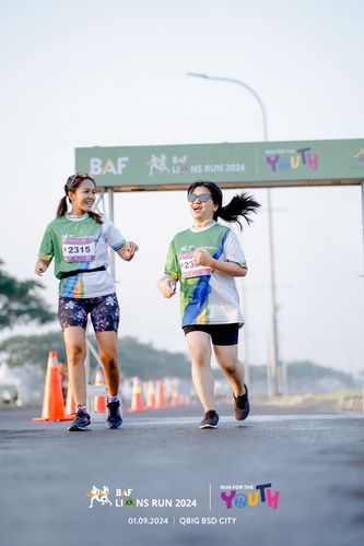 Race photo from BAF LIONS RUN 2024
