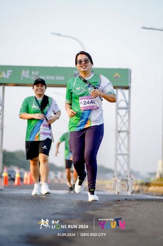 Race photo from BAF LIONS RUN 2024