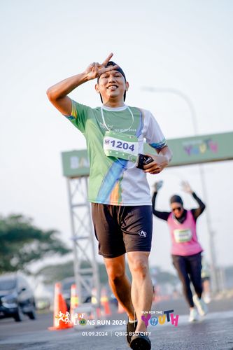Race photo from BAF LIONS RUN 2024