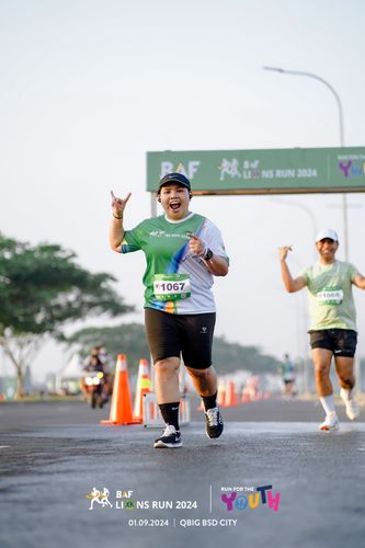 Race photo from BAF LIONS RUN 2024