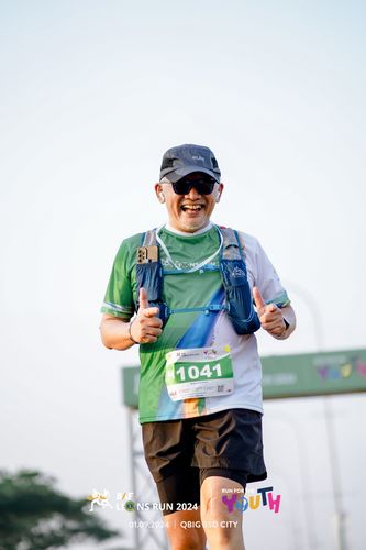 Race photo from BAF LIONS RUN 2024