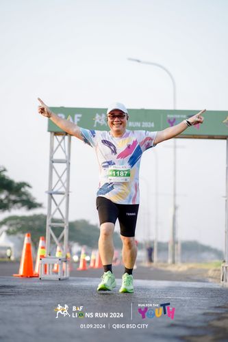 Race photo from BAF LIONS RUN 2024