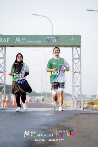 Race photo from BAF LIONS RUN 2024