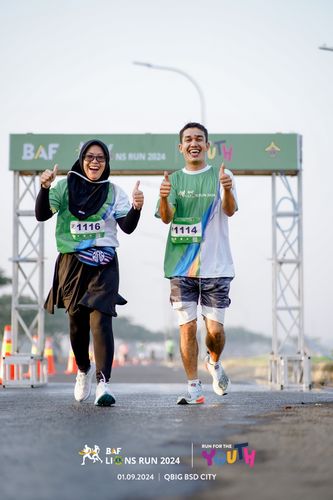 Race photo from BAF LIONS RUN 2024