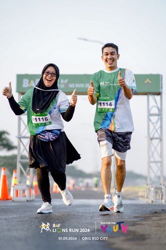 Race photo from BAF LIONS RUN 2024