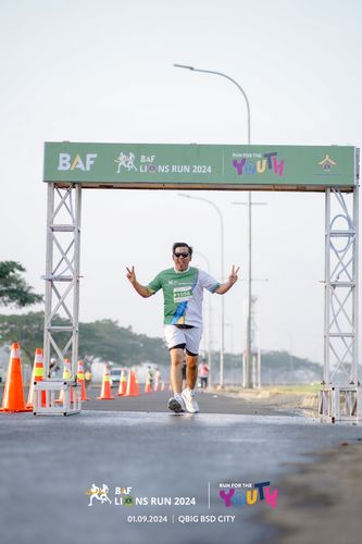 Race photo from BAF LIONS RUN 2024