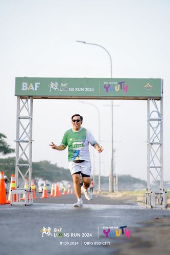 Race photo from BAF LIONS RUN 2024