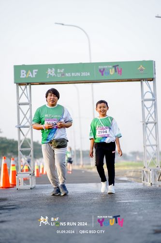 Race photo from BAF LIONS RUN 2024