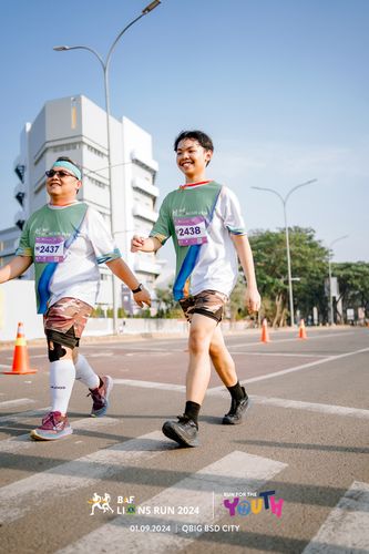 Race photo from BAF LIONS RUN 2024