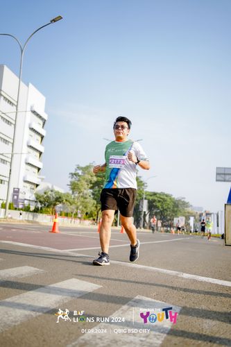 Race photo from BAF LIONS RUN 2024