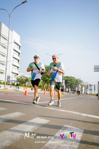 Race photo from BAF LIONS RUN 2024