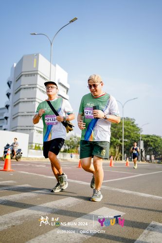 Race photo from BAF LIONS RUN 2024