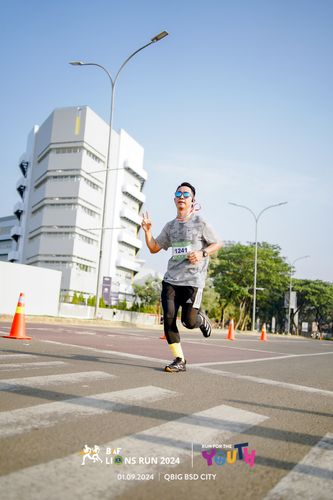 Race photo from BAF LIONS RUN 2024