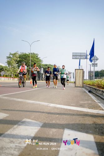 Race photo from BAF LIONS RUN 2024