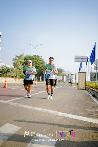 Race photo from BAF LIONS RUN 2024