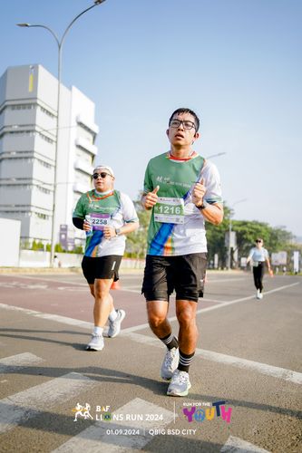 Race photo from BAF LIONS RUN 2024