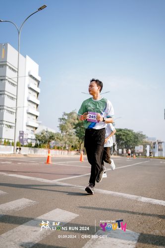Race photo from BAF LIONS RUN 2024