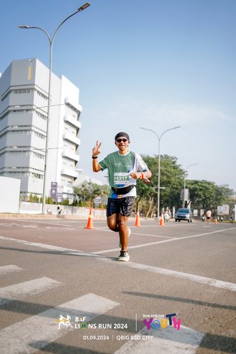 Race photo from BAF LIONS RUN 2024