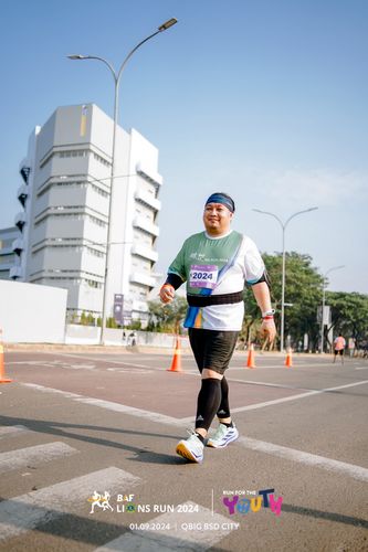 Race photo from BAF LIONS RUN 2024