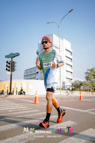 Race photo from BAF LIONS RUN 2024