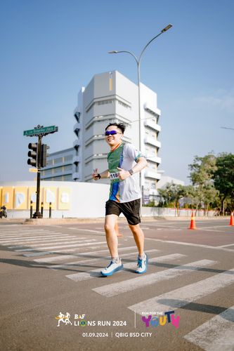 Race photo from BAF LIONS RUN 2024
