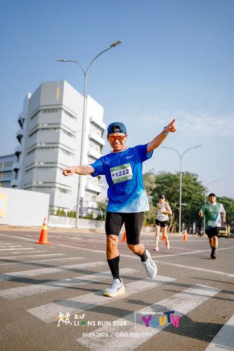 Race photo from BAF LIONS RUN 2024