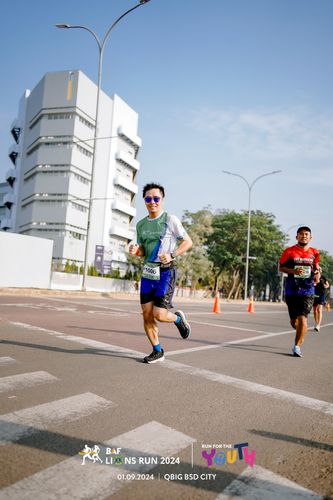 Race photo from BAF LIONS RUN 2024