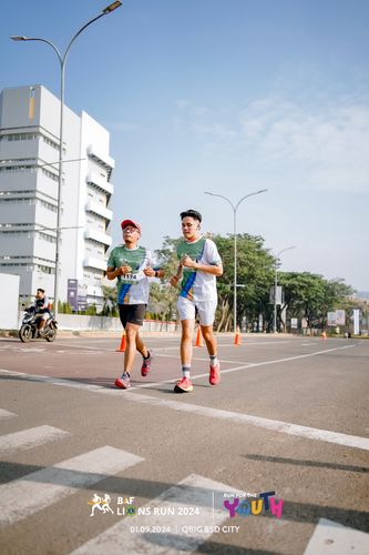 Race photo from BAF LIONS RUN 2024